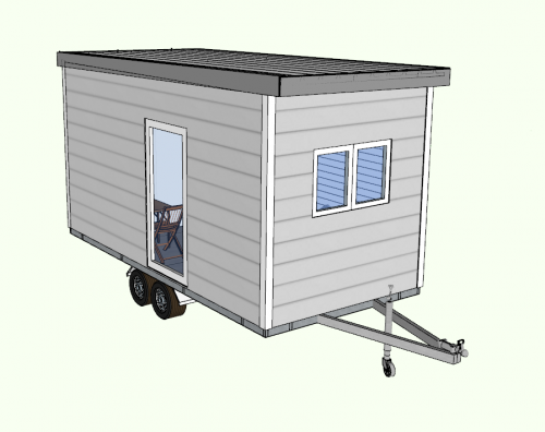 tiny house smarty 500m - basic exterior front